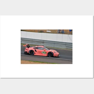 Pink Pig Sports Motor Car Posters and Art